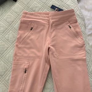 Nwt Jaanuu blushing pink 10 pocket scrub pants xs